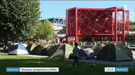 Migrants : un nouveau campement à Paris