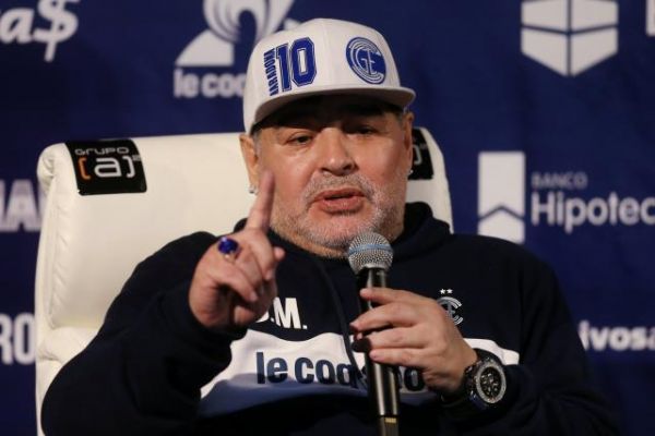 Foot - ARG - Gimnasia - Argentine : Diego Maradona va « tout faire » pour sauver le Gimnasia La Plata