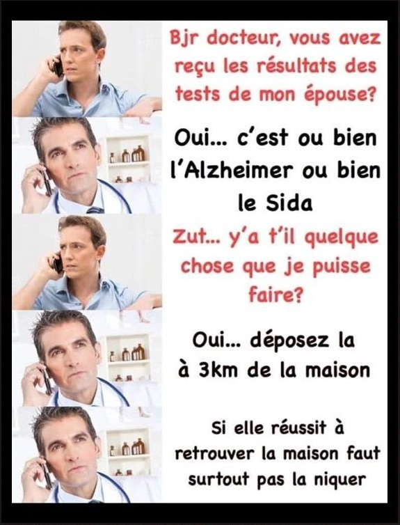 Image drôle du jour (Bjr docteur, vous avez...)