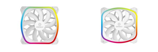 Après la série AquaFusion, au tour des ventilateurs ENERMAX SquA RGB de passer au blanc