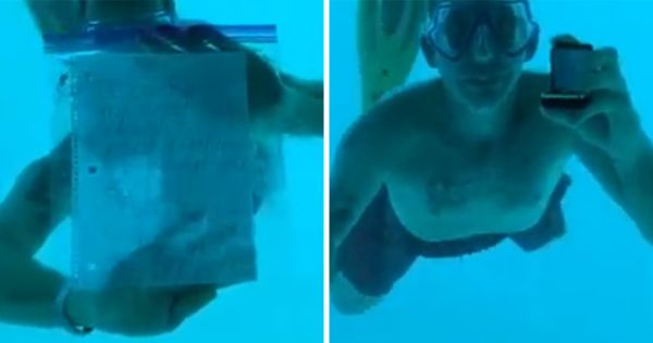 Cet homme s'est noyé en demandant sa petite amie en mariage sous l’eau