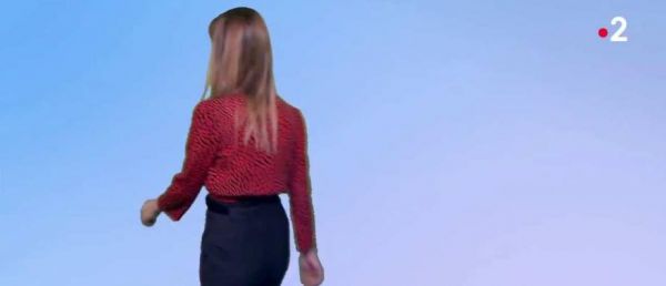 Chloé Nabédian rate sa météo hier soir à 20h52 sur France 2 et quitte le plateau... avant de revenir et tout recommencer depuis le début ! - Vidéo