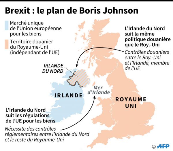 Brexit: Johnson a prévenu Macron qu'il n'y aurait pas de report