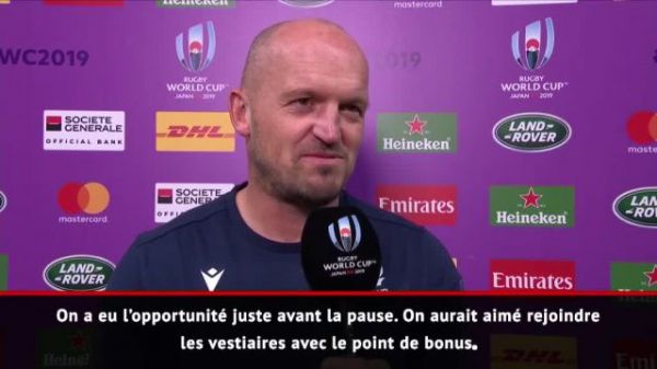 Rugby - Mondial - ECO - Gregor Townsend (Écosse) : « On savait que les Russes étaient sous pression »