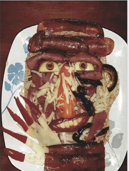 Un repas ressemblant à Freddy Kruger fait peur les internautes