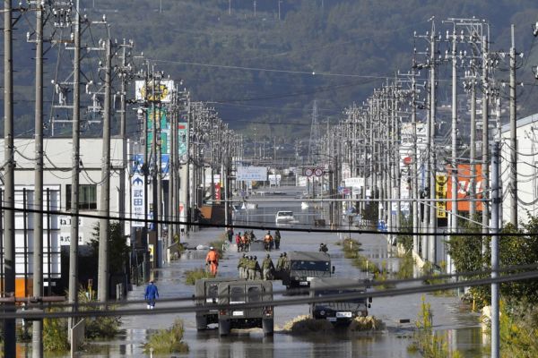 Typhon Hagibis au Japon: 26 morts, 110 000 secouristes mobilisés