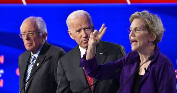 L'étoile montante Elizabeth Warren assaillie par ses rivaux lors du débat démocrate
