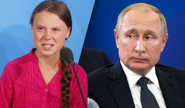 Vladimir Poutine dénonce l'instrumentalisation de Greta Thunberg