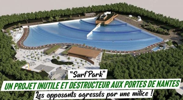 Mobilisation contre le Surf Park