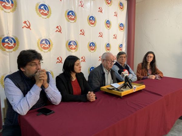 Chili: le parti communiste , conférence de presse