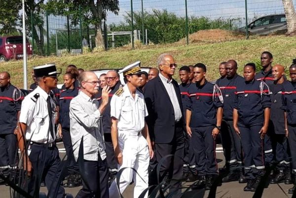Le service d'incendie et de secours de Rivière-Salée inauguré en grande pompe