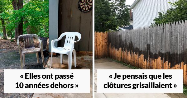 22 fois où des choses ont été complètement transformées par le lavage à pression