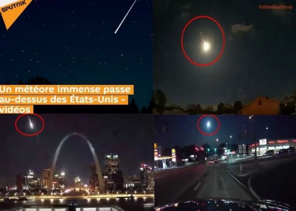 USA:Une boule de feu immense est passée le 11 novembre au-dessus du Missouri, illuminant également le ciel de l'Illinois, du Kansas, du Minnesota, du Nevada, du Nebraska, de l'Oklahoma et du [...]