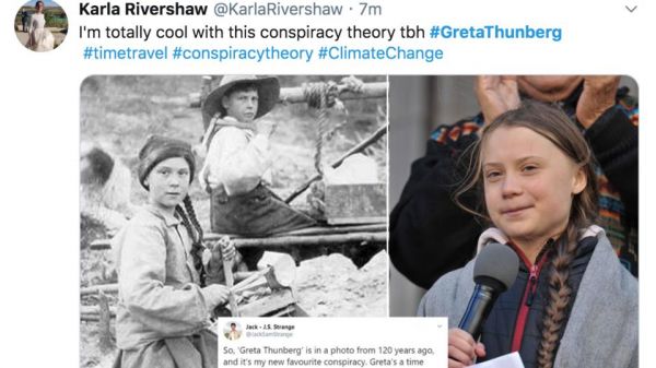 La photo d'un sosie de Greta Thunberg datant de 120 ans affole les internautes