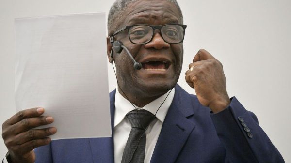 Le Dr Mukwege demande un soutien militaire à l'Europe pour sécuriser l'est du Congo.