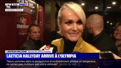Laeticia Hallyday: "Je vais découvrir le film hommage ce soir avec les fans, je n'ai pas voulu le voir avant pour être dans l'émotion avec eux"