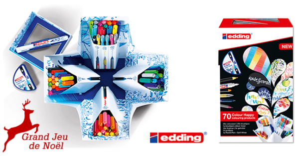 A gagner : 30 coffrets Colour Happy de Edding