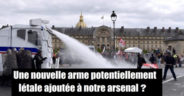 5 décembre : une nouvelle arme potentiellement létale ajoutée à l'arsenal des forces de l'ordre ?