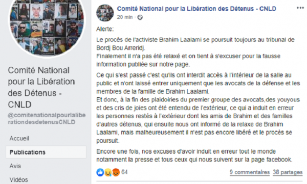 Correction : procès Brahim Laâlami
