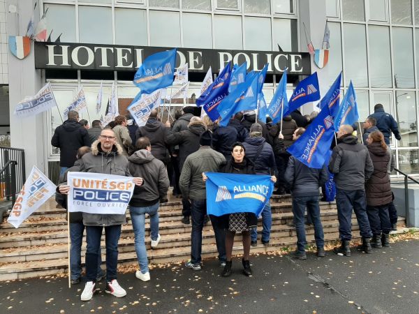 Grève du 6 décembre. À Caen, les policiers se mobilisent aussi contre la réforme des retraites