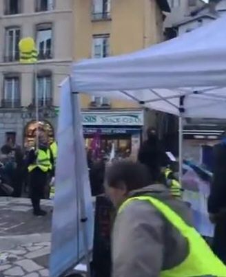 Des militants LREM malmenés à Grenoble en marge d'une manifestation