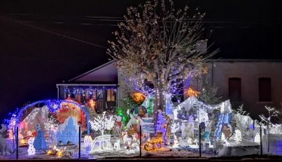 Noël, chez la famille Combris, c'est un vrai son et lumière