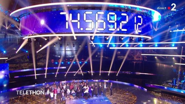 Téléthon 2019 : 74,6 millions d'euros,  des promesses de dons en forte hausse