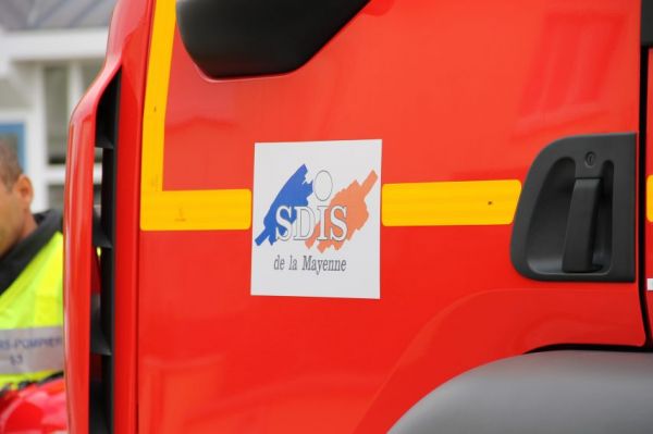 Près de Laval : blessé léger après avoir percuté le rail de sécurité et effectué des tête-à-queue