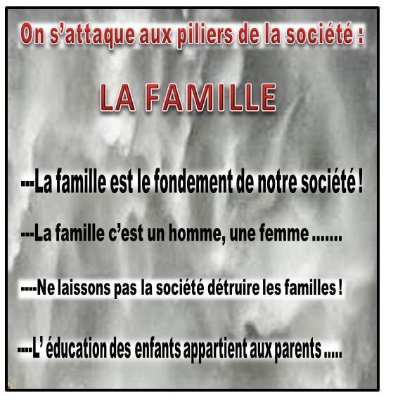 On s'attaque aux piliers de la société : la famille !!! - Ekklesia
