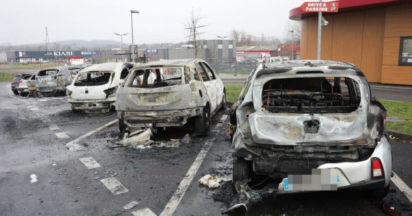 Huit voitures incendiées sur le parking de la concession