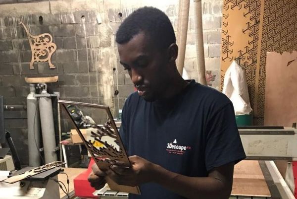 Anli Julien patron de l'entreprise 3 Découpe  représentera Mayotte à l'Elysée pour la Grande exposition du fabriqué en France.