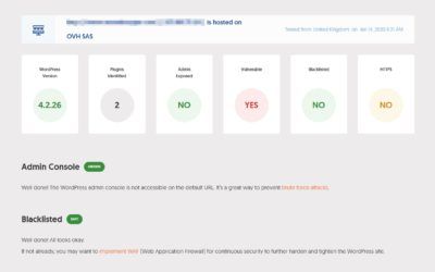 WordPress Security Scanner : un outil pour vérifier la sécurité de votre site