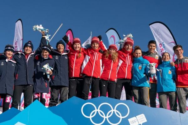 Jeux Olympiques de la Jeunesse : le relais Français argenté en ski-alpinisme