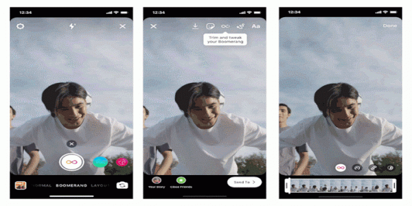 Instagram réinvente son Boomerang avec de nouveaux effets ! (VIDEO)