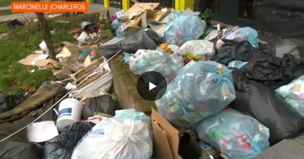 Une montagne de déchets à la Cité Parc de Marcinelle: "1.200 tonnes par an”