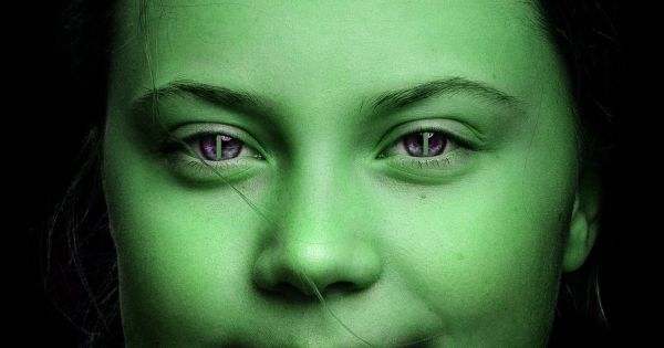 Greta est pantin dont les messages sont écrits par son père