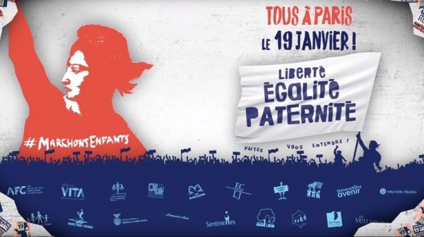 «Marchons enfants» : les opposants à la «PMA sans père» et la GPA manifestent à Paris