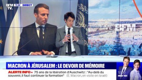 Macron à Jérusalem: le devoir de mémoire - 22/01