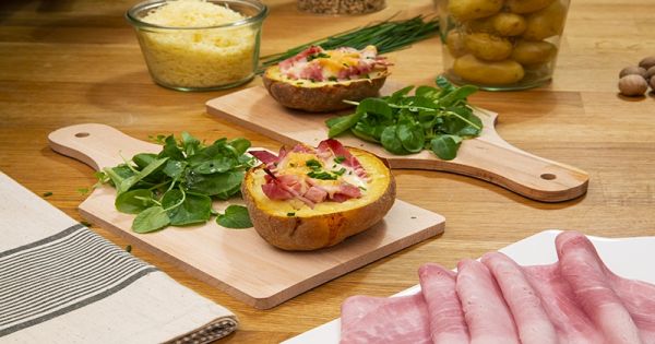 Recette Croque-monsieur dans une patate