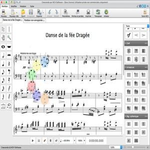 Crescendo - Notation musicale pour Mac