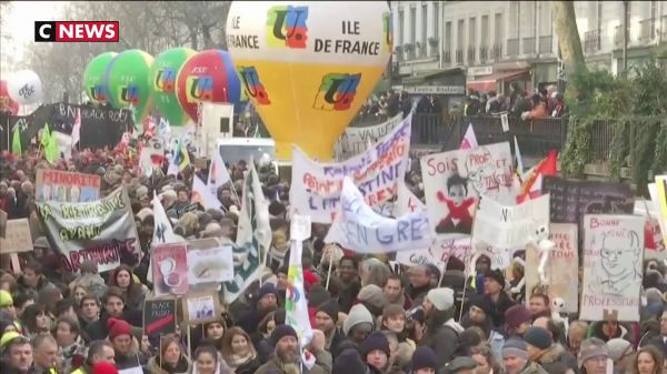 Réforme des retraites : 1,3 million de manifestants dans toute la France selon la CGT