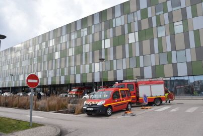 Impressionnante fuite d'eau à l'hôpital William-Morey