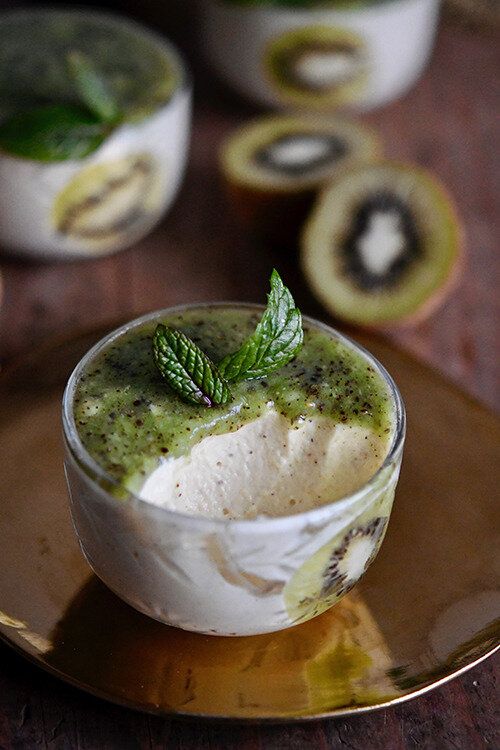 Entremet vitaminé au kiwi