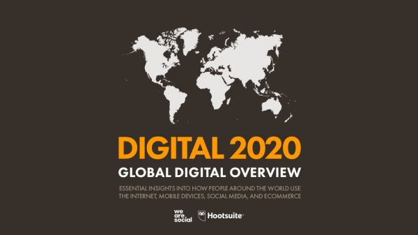 Étude sur l'usage d'Internet et des réseaux sociaux dans le monde en 2020