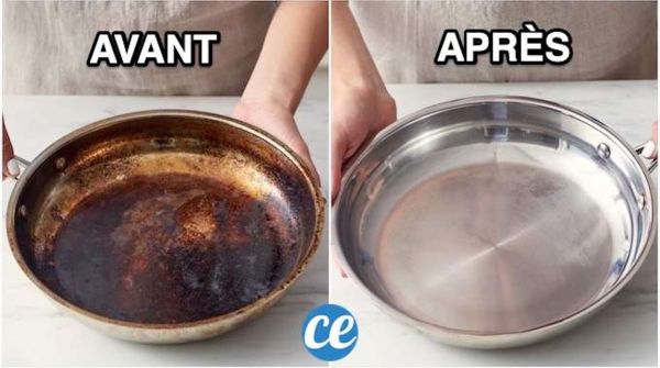 L'Astuce Magique Pour Récupérer Une Poêle Brûlée Avec Du Vinaigre Blanc.