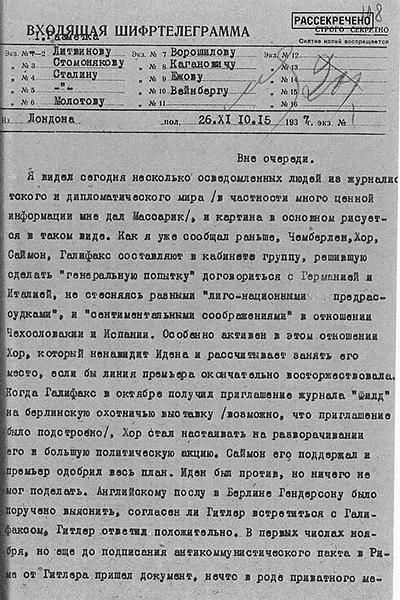 Comment l’ambassadeur soviétique a démêlé la collusion de la Grande-Bretagne avec Hitler