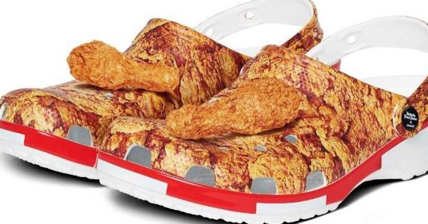 Crocs et KFC ont élaboré des chaussures qui sentent le poulet