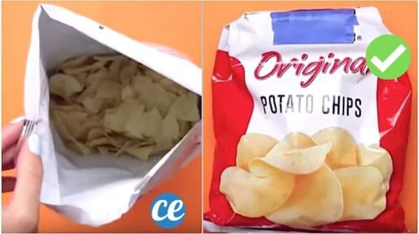 Comment Refermer Un Paquet De Chips SANS Pince (Hermétiquement).
