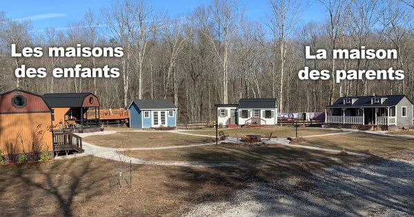 Une famille a construit un petit village privé où leurs ados ont chacun leur maison et a montré ce qu’il y a à l’intérieur