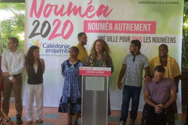Municipales à Nouméa : la liste « Calédonie Ensemble » portée par Magali Manuhalalo